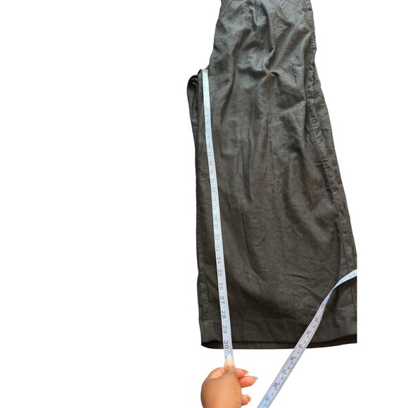 Old Navy Pants Plus Black Basic Stretch Lagenlook Relaxed Wide Leg Size 3X - Picture 12 of 13